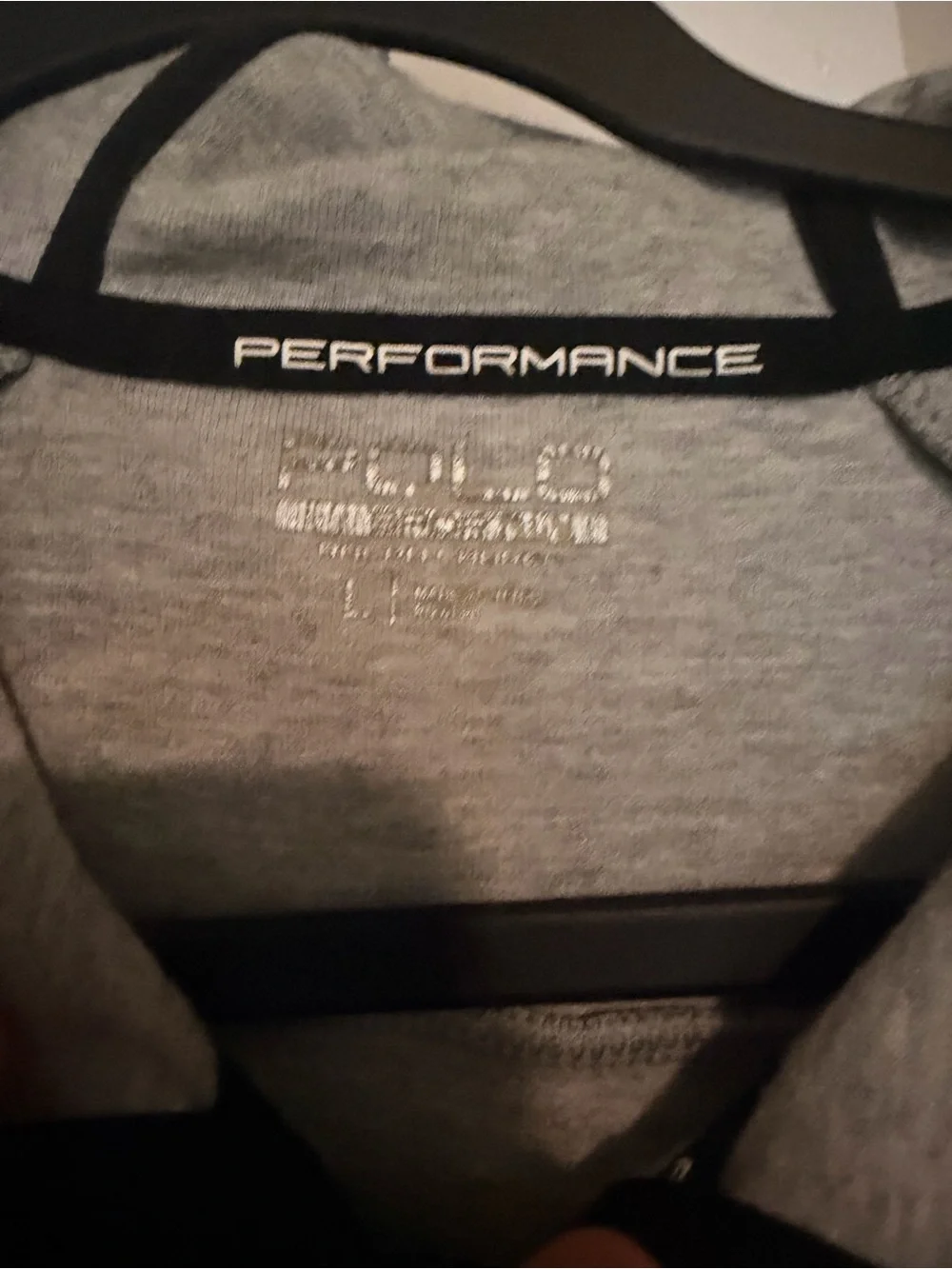 Polo Sport Ralph Lauren Performance Men's Sz L Full Zip Activewear Jacket Grey